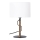 Lampada da tavolo PINUS 1xE27/40W/230V bianco/legno