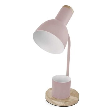 Lampada da tavolo POPPY 1xE27/25W/230V rosa