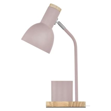 Lampada da tavolo POPPY 1xE27/25W/230V rosa