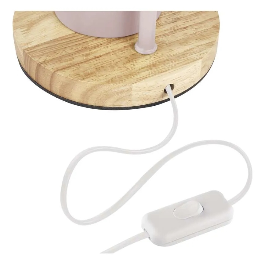 Lampada da tavolo POPPY 1xE27/25W/230V rosa