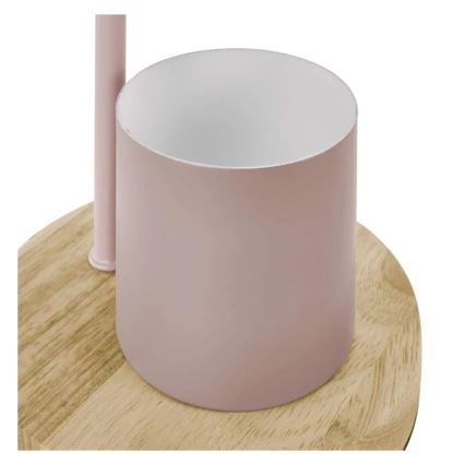 Lampada da tavolo POPPY 1xE27/25W/230V rosa