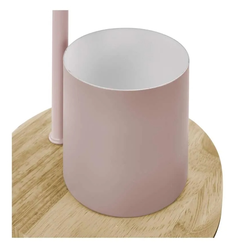 Lampada da tavolo POPPY 1xE27/25W/230V rosa