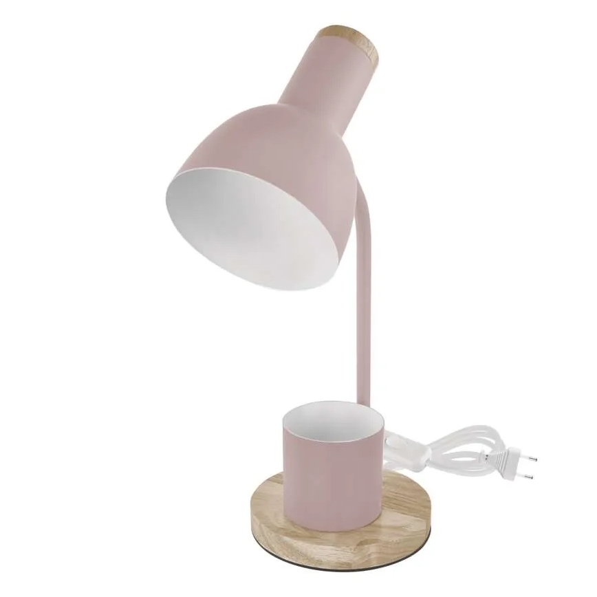 Lampada da tavolo POPPY 1xE27/25W/230V rosa