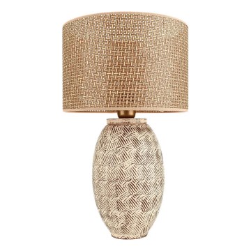 Lampada da tavolo RAMZES 1xE27/40W/230V beige