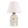 Lampada da tavolo RAMZES 1xE27/40W/230V bianca/beige