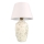 Lampada da tavolo RAMZES 1xE27/40W/230V bianca/crema