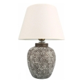 Lampada da tavolo RAMZES 1xE27/40W/230V bianca/grigia