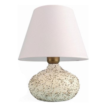 Lampada da tavolo RAMZES 1xE27/40W/230V bianca