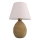 Lampada da tavolo RAMZES 1xE27/40W/230V bianca/marrone