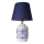 Lampada da tavolo RAMZES 1xE27/40W/230V blu/bianco