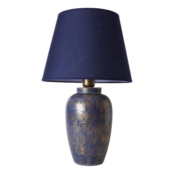Lampada da tavolo RAMZES 1xE27/40W/230V blu