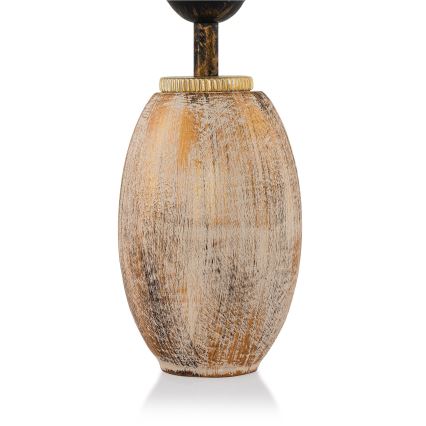 Lampada da tavolo RAMZES 1xE27/40W/230V crema/oro