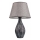 Lampada da tavolo RAMZES 1xE27/40W/230V grigia