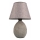 Lampada da tavolo RAMZES 1xE27/40W/230V grigia