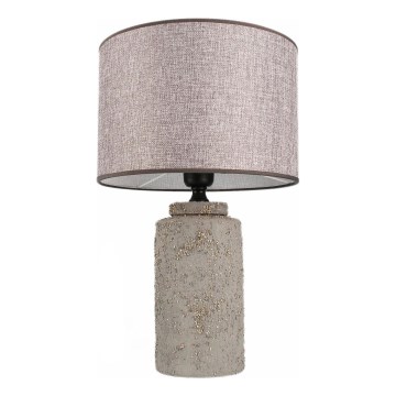 Lampada da tavolo RAMZES 1xE27/40W/230V grigia