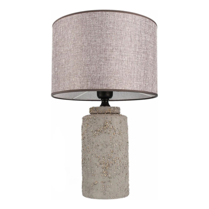 Lampada da tavolo RAMZES 1xE27/40W/230V grigia
