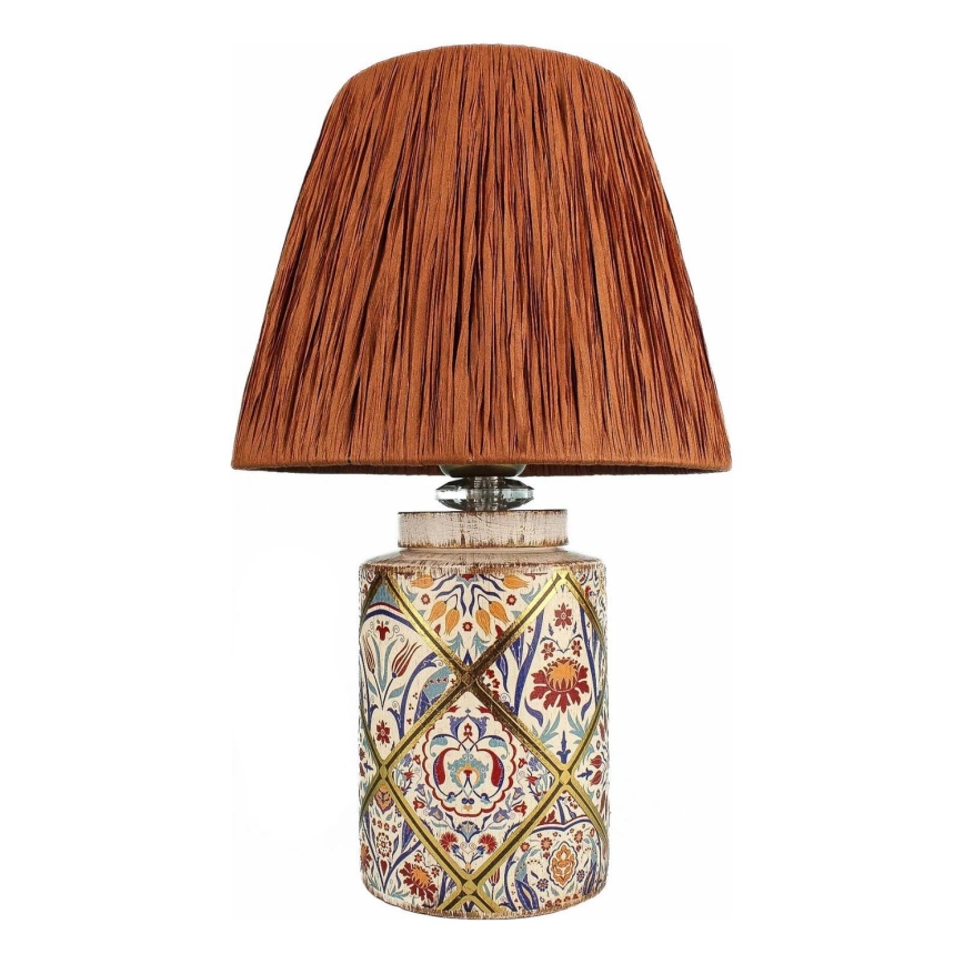 Lampada da tavolo RAMZES 1xE27/40W/230V in rafia