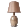 Lampada da tavolo RAMZES 1xE27/40W/230V marrone