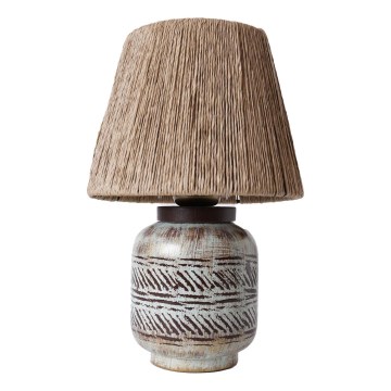 Lampada da tavolo RAMZES 1xE27/40W/230V marrone