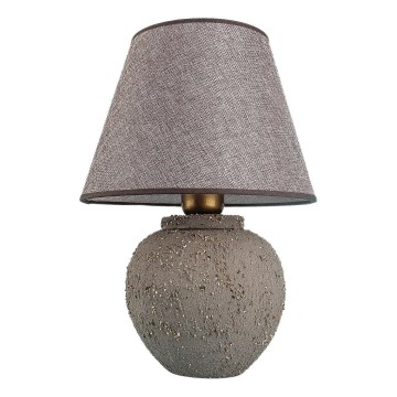 Lampada da tavolo RAMZES 1xE27/40W/230V marrone