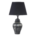 Lampada da tavolo RAMZES 1xE27/40W/230V nera/argento