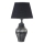 Lampada da tavolo RAMZES 1xE27/40W/230V nera/argento