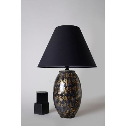 Lampada da tavolo RAMZES 1xE27/40W/230V nera