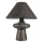 Lampada da tavolo RAMZES 1xE27/40W/230V Nera