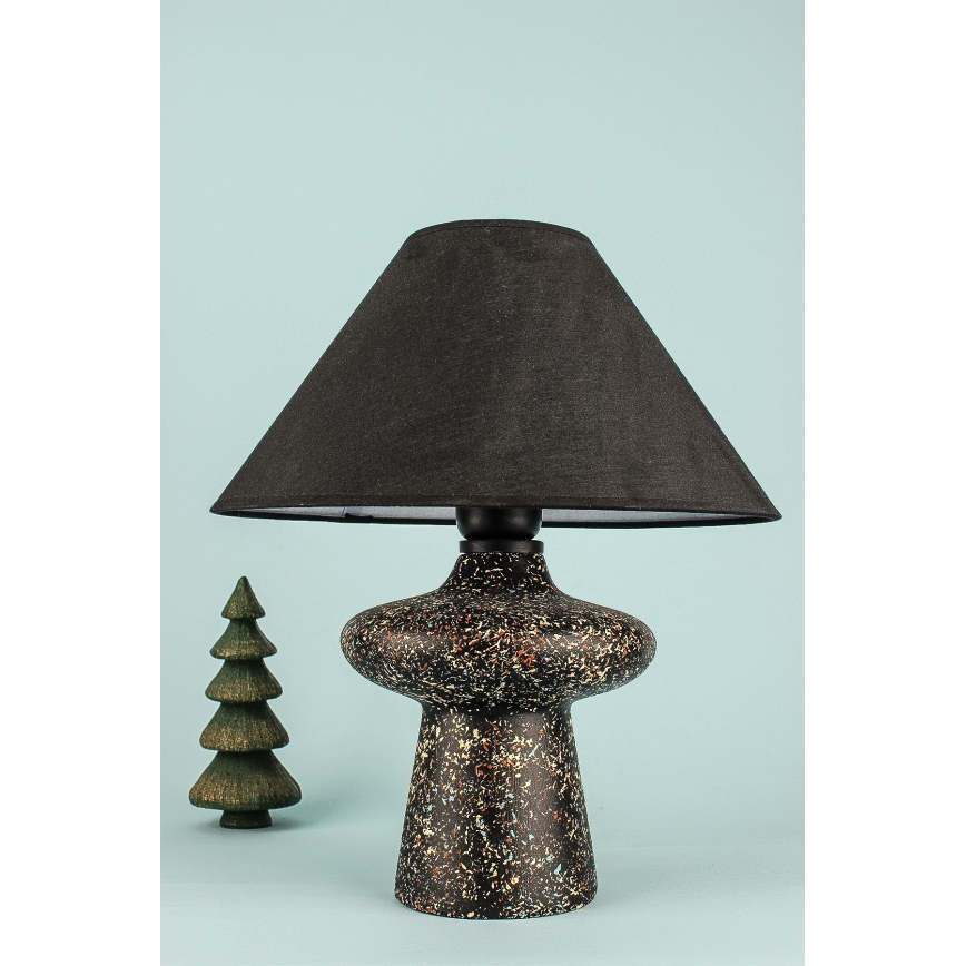 Lampada da tavolo RAMZES 1xE27/40W/230V Nera
