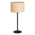 Lampada da tavolo RATTAN 1xE27/60W/230V diametro 25 cm rattan