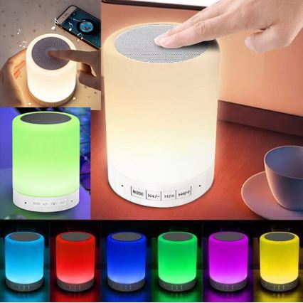 Lampada da tavolo RGB LED con altoparlante LED/5V