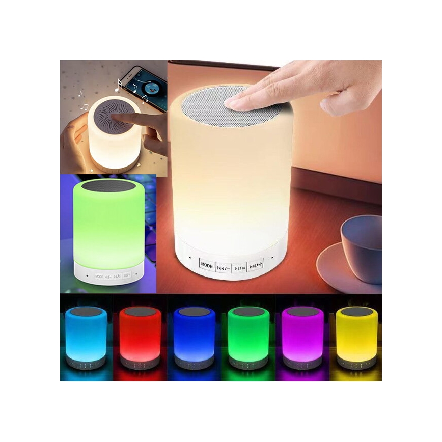 Lampada da tavolo RGB LED con altoparlante LED/5V