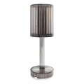 Lampada da tavolo ricaricabile a LED con controllo touch SIMPLE LED/1W/5V 3000-6000K 2400 mAh grigio fumé