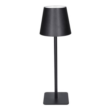 Lampada da tavolo ricaricabile a LED dimmerabile a sfioramento LUCCA LED/3,7V 3000/4000/6500K 2000 mAh nera