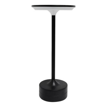 Lampada da tavolo ricaricabile a sfioramento a LED TAVOLO LED/2,5W/5V 2400 mAh 3000-6000K nera