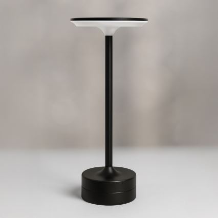 Lampada da tavolo ricaricabile a sfioramento a LED TAVOLO LED/2,5W/5V 2400 mAh 3000-6000K nera