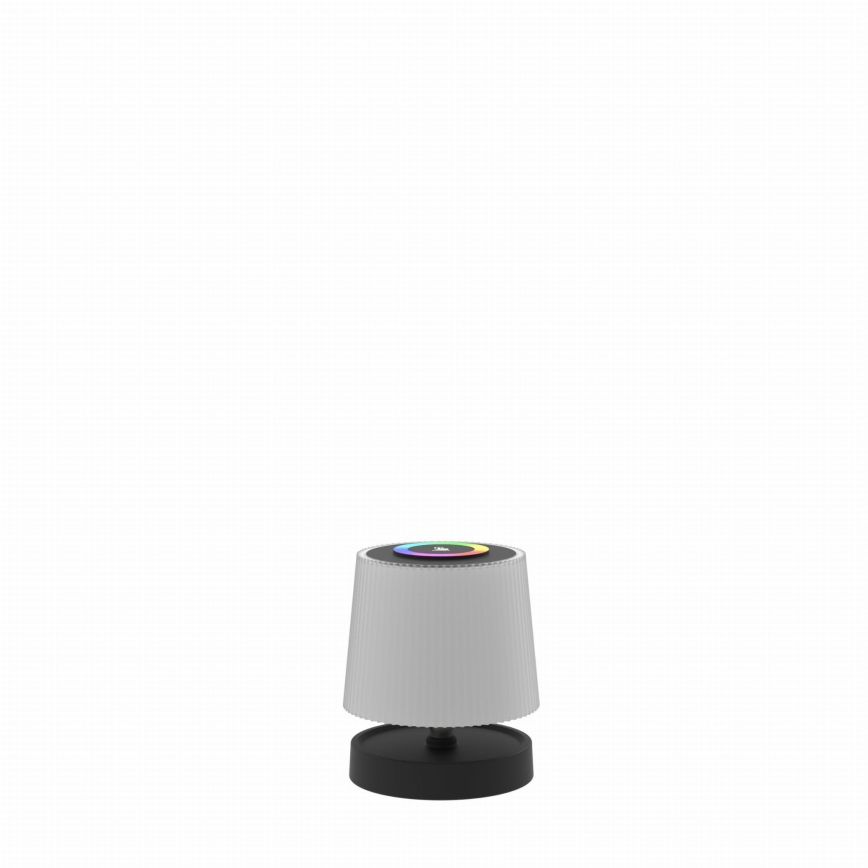 Lampada da tavolo ricaricabile per esterni a LED RGBW dimmerabile con controllo touch LED/2W/5V IP44 1200 mAh, grigio