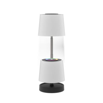 Lampada da tavolo ricaricabile per esterni a LED RGBW dimmerabile con controllo touch LED/2W/5V IP44 1200 mAh, grigio