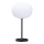 Lampada da tavolo ricaricabile dimmerabile per esterni a LED VENEZIA LED/2W/5V 2700K IP54 4000 mAh nero