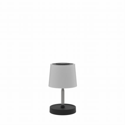 Lampada da tavolo ricaricabile da esterno a LED dimmerabile con controllo touch, 2W/5V, IP44, 1200 mAh, grigio