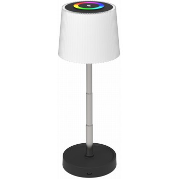 Lampada da tavolo ricaricabile per esterni a LED RGBW dimmerabile con controllo touch LED/2W/5V IP44 1200 mAh, grigio