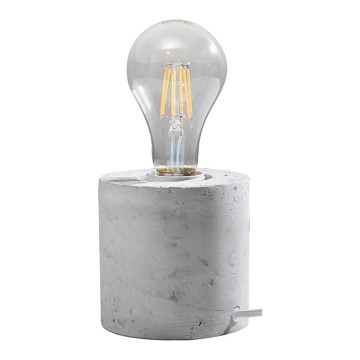 Lampada da tavolo SALGADO 1xE27/15W/230V cemento