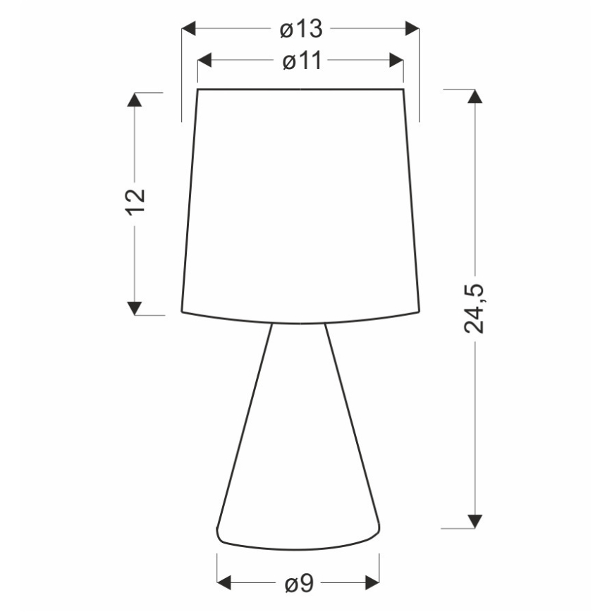 Lampada da tavolo SATTI 1xE14/40W/230V beige