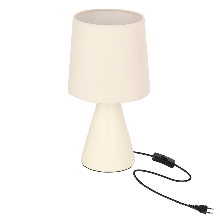 Lampada da tavolo SATTI 1xE14/40W/230V crema