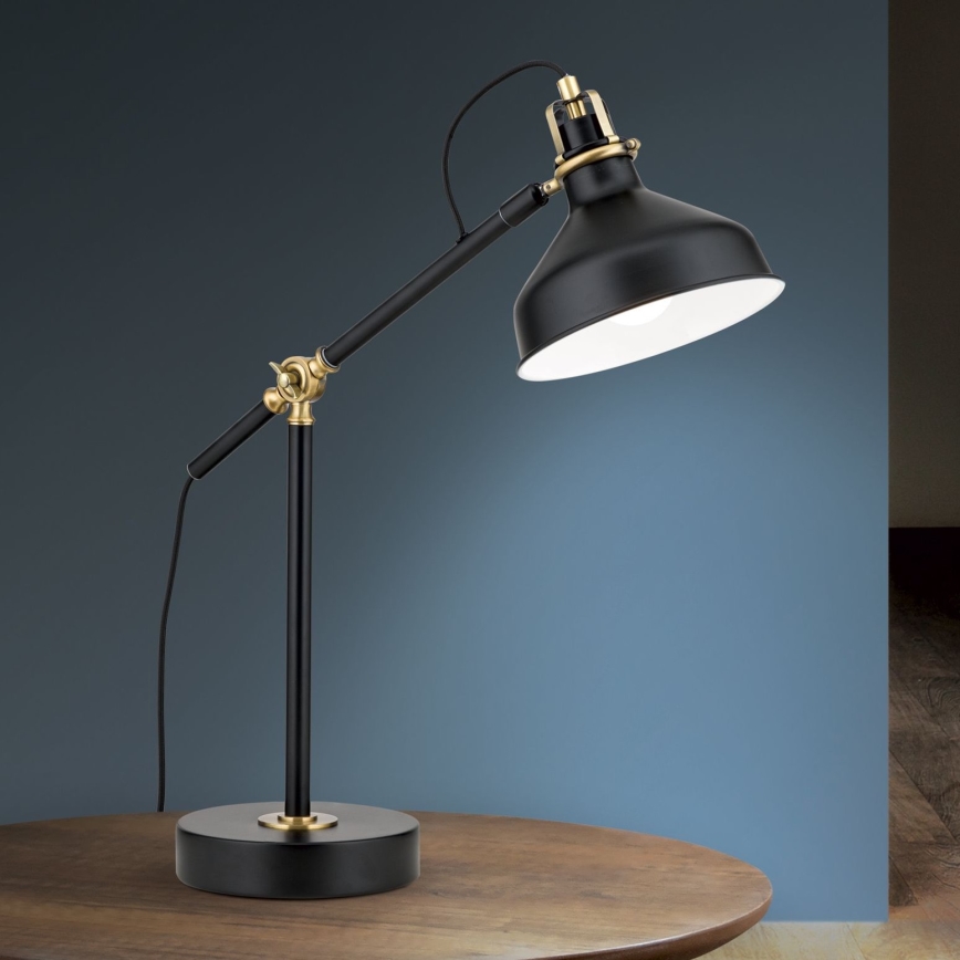 Lampada da tavolo SCHILLER 1xE27/40W/230V nero/bronzo