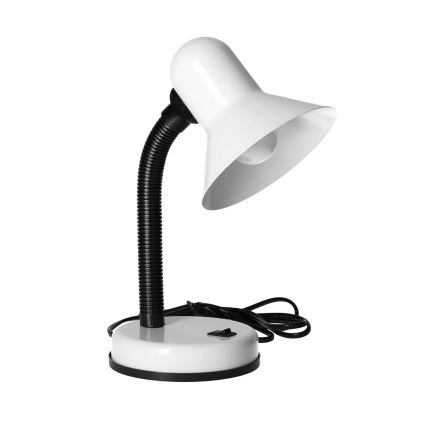 Lampada da tavolo SMIESZEK 1xE27/40W/230V bianco