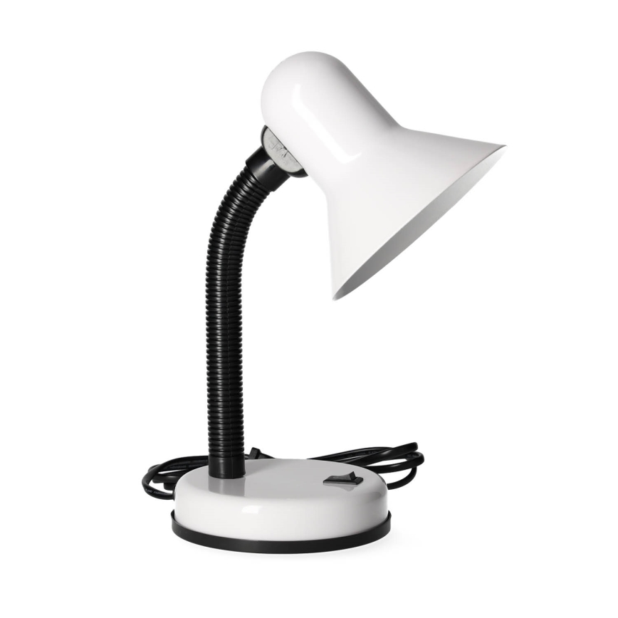 Lampada da tavolo SMIESZEK 1xE27/40W/230V bianco