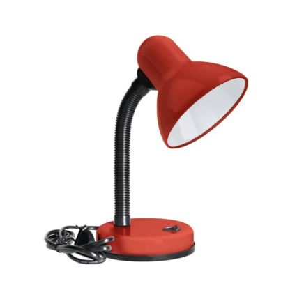 Lampada da tavolo SMIESZEK 1xE27/40W/230V rosso