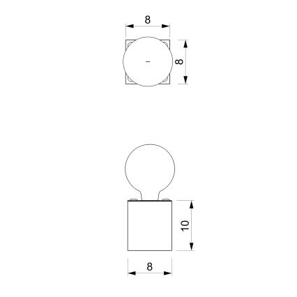 Lampada da tavolo SODER 1xE27/60W/230V