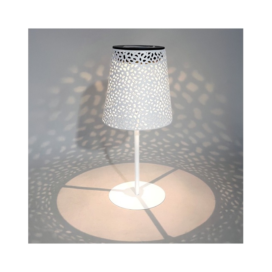 Lampada da tavolo solare a LED LUVETRA LED/1xAA 4000K IP44 200 mAh bianca